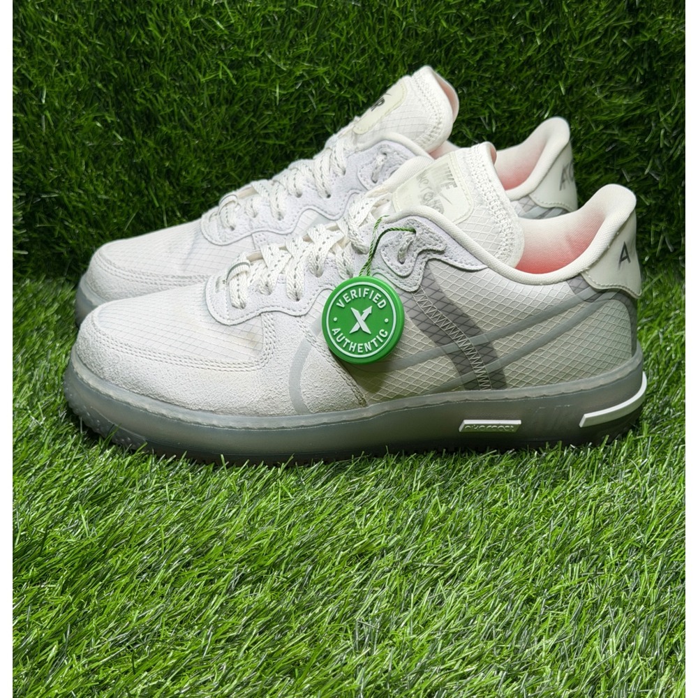 Nike Air Force 1 React D/MS/X White Light Bone Mens Size 8 Shoes CQ8879-100